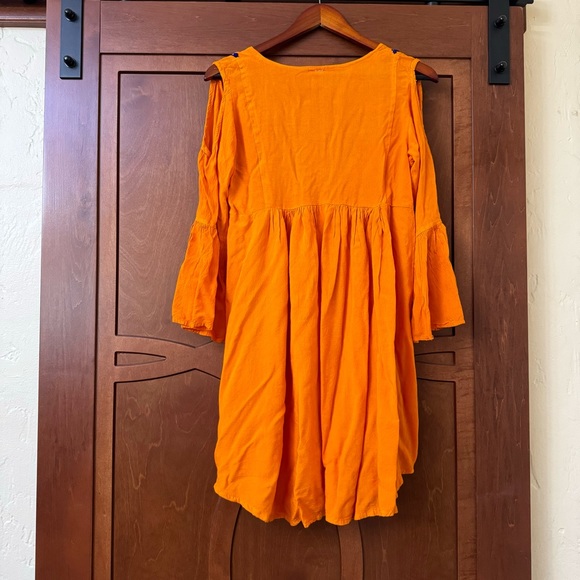 Cold Shoulder Floral Embroidered dress/tunic top - Picture 2 of 6